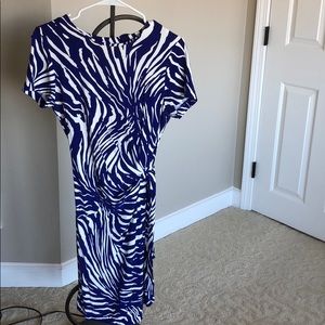 Diane von Furstenberg faux wrap dress